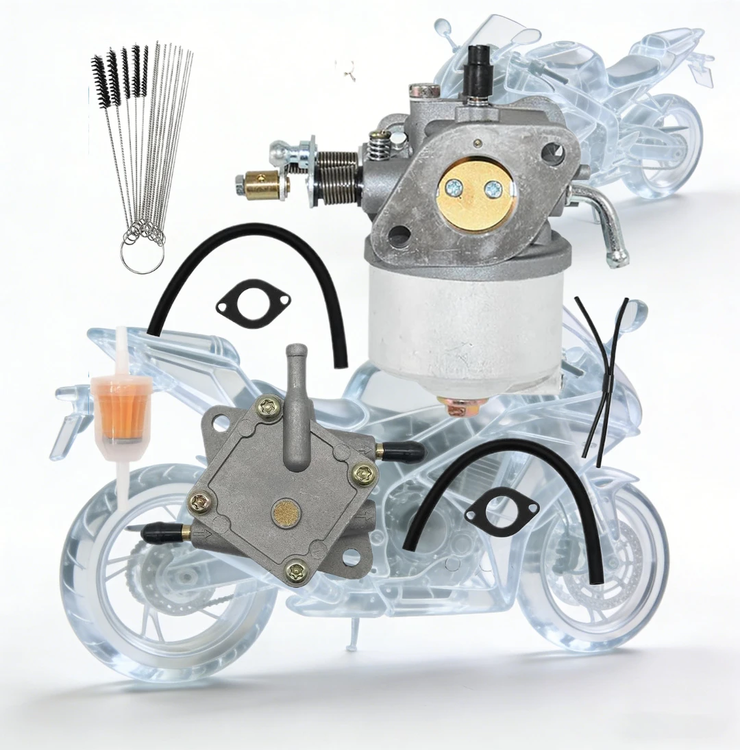72558-G01 Carburetor with 72873-G01 Fuel Pump For EZGO Golf Cart  Car 350cc Robin Engines 4-Cycle Engines Workhorse ST350
