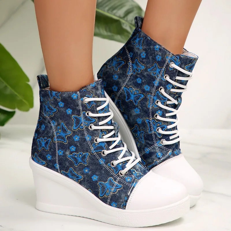 أحذية رياضية نسائية عصرية ومتعددة الاستخدامات، الأكثر مبيعًا ذات نعل سميك، أحذية كاجوال خفيفة الوزن وغير قابلة للانزلاق