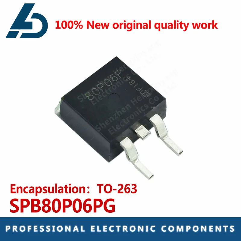 

5PCS SPB80P06PG 60V 80A package TO-263 Patch P-channel MOS Field effect 80P06P power transistors