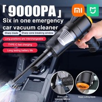 Xiaomi MIJIA 9000pa Car Vacuum Cleaner High-power 6 in 1Charging Multifunctional Blowing And Suction Handheld Car Vacuum Cleaner