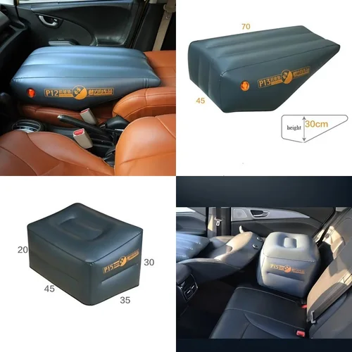 팽창식 자동차 에어 매트리스 내부 액세서리, 차량 수평 조절 접이식 매트, 여행용 팽창식 매트리스, 에어 침대 뒷좌석 