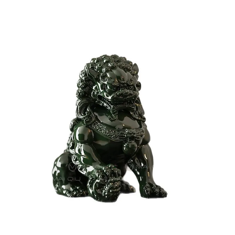 

Wabi Sabi Wind Entrance Locker Handmade Vase Retro Creative Lion Home Decoration