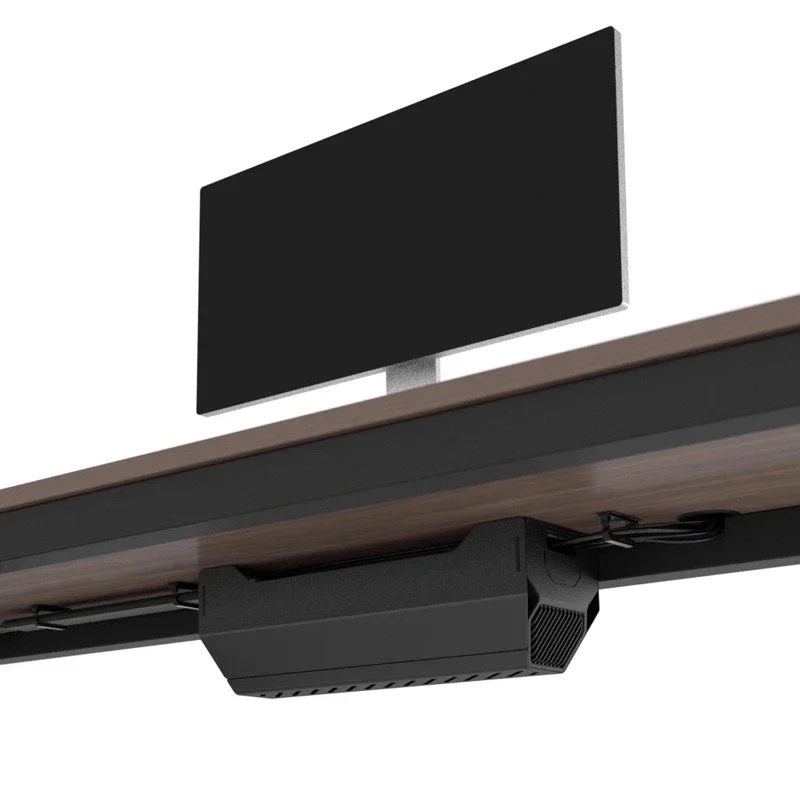 

Under-table cable management box, non-punching wire socket storage rack