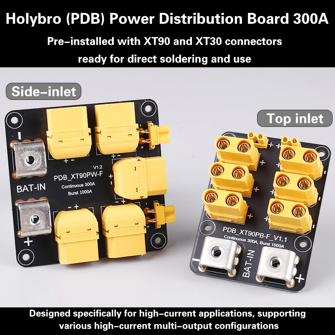 

Holybro 300A High-Capacitance Power Distribution Board (PDB) Multi-Output for PM08 Series Power Modules