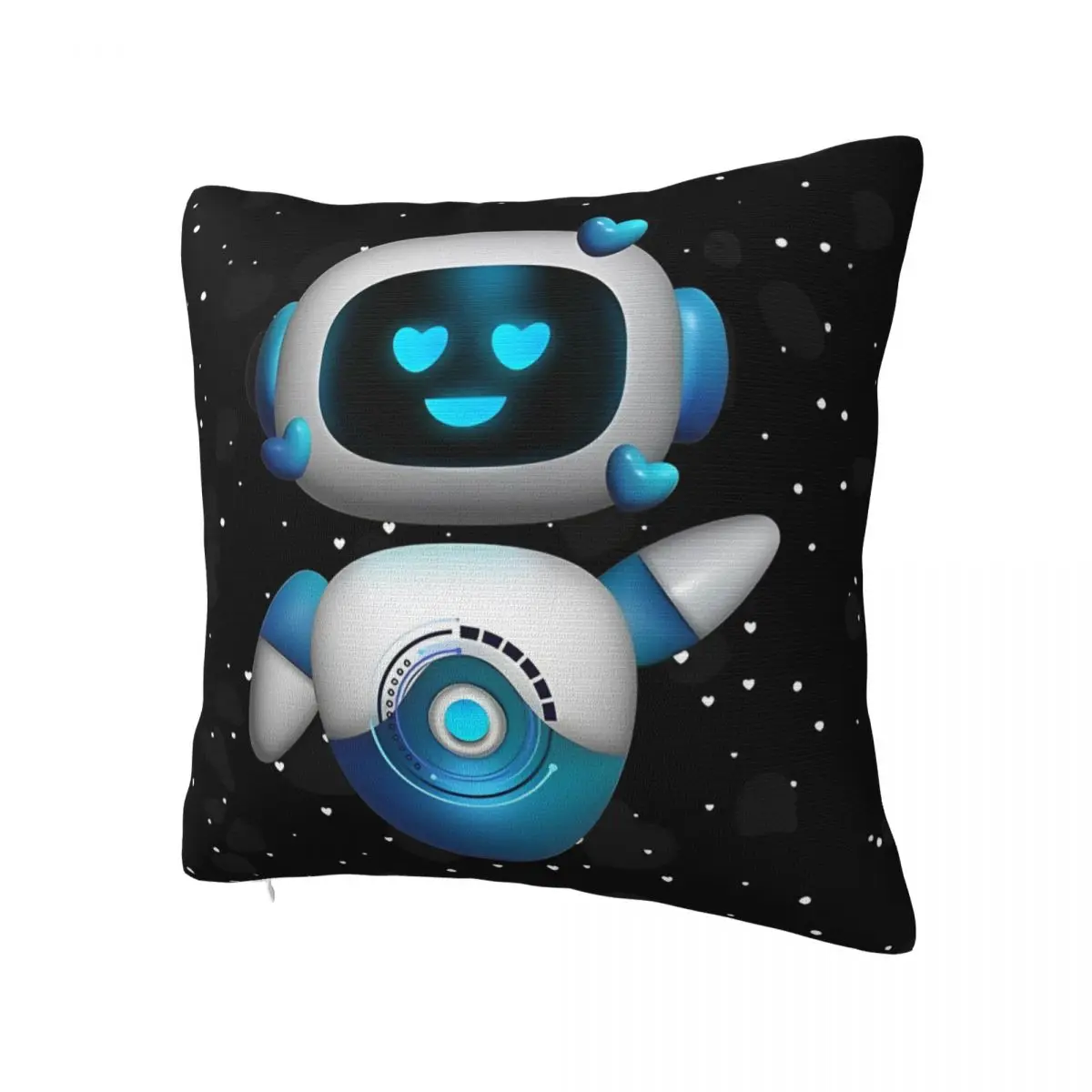 Love Robot Astrobot Pillowcase Printing Polyester Cushion Cover Gift Astro Bot Pillow Case Cover Home Wholesale 40*40cm