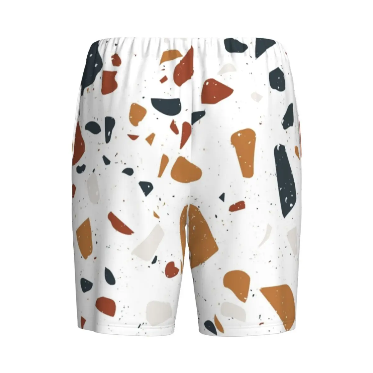 Custom Terrazzo Stone Pattern Shorts Sleeping Pants Men Pajama Pants Lounge Sleep Sleepwear Bottoms