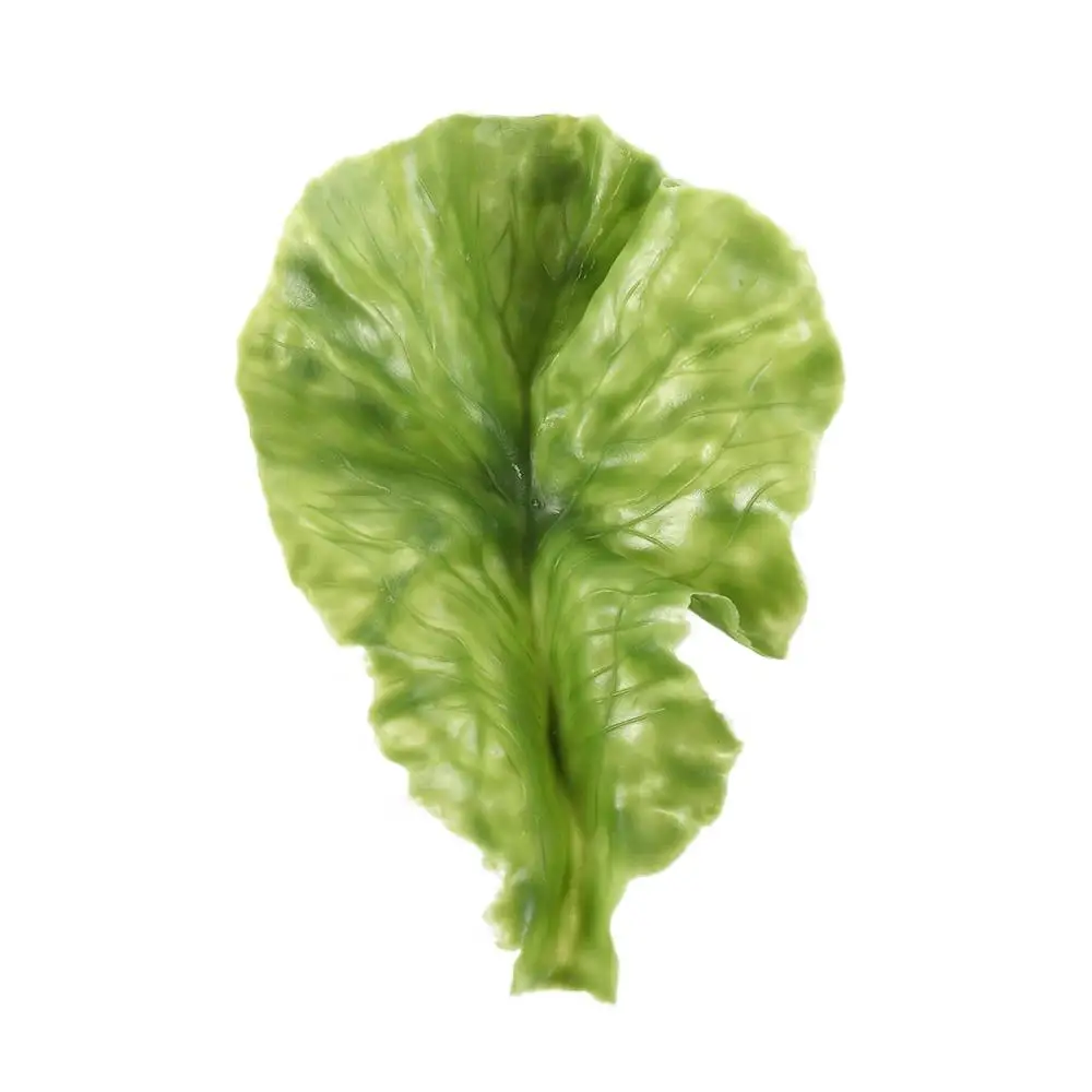 

Fake Green Simulation Realistic Artificial DIY Kids Toy Lettuce Adornment Lettuce Leaves Vegetable Model
