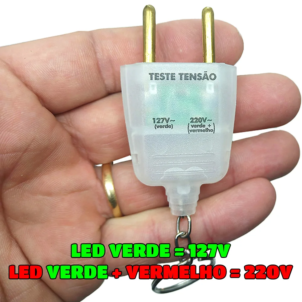 Keychain Voltage Voltage Identifier for 110 and 220V Socket