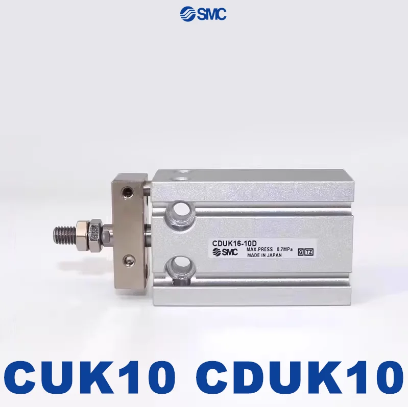 CDUK10 CUK10 Free Mount CUK SMC Cylinder Non rotating Rod Type Double Acting Single CUK10-5D CUK10-10D CUK10-15S CDUK10-20D