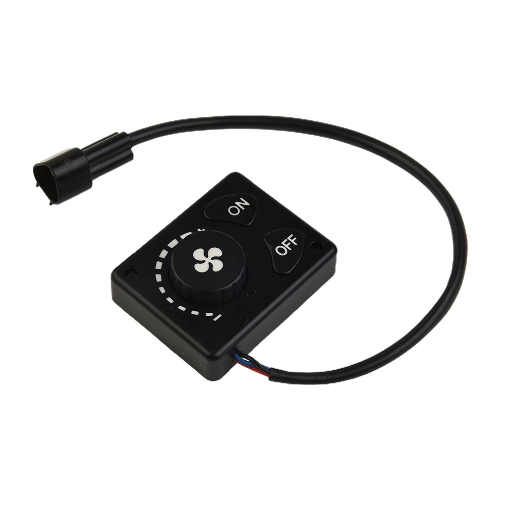 

Switch Parking Heater Knob Knob LCD Manual Fuel Refilling Plastic Track 3 Pin Ports Vehicles Black Cable 350mm