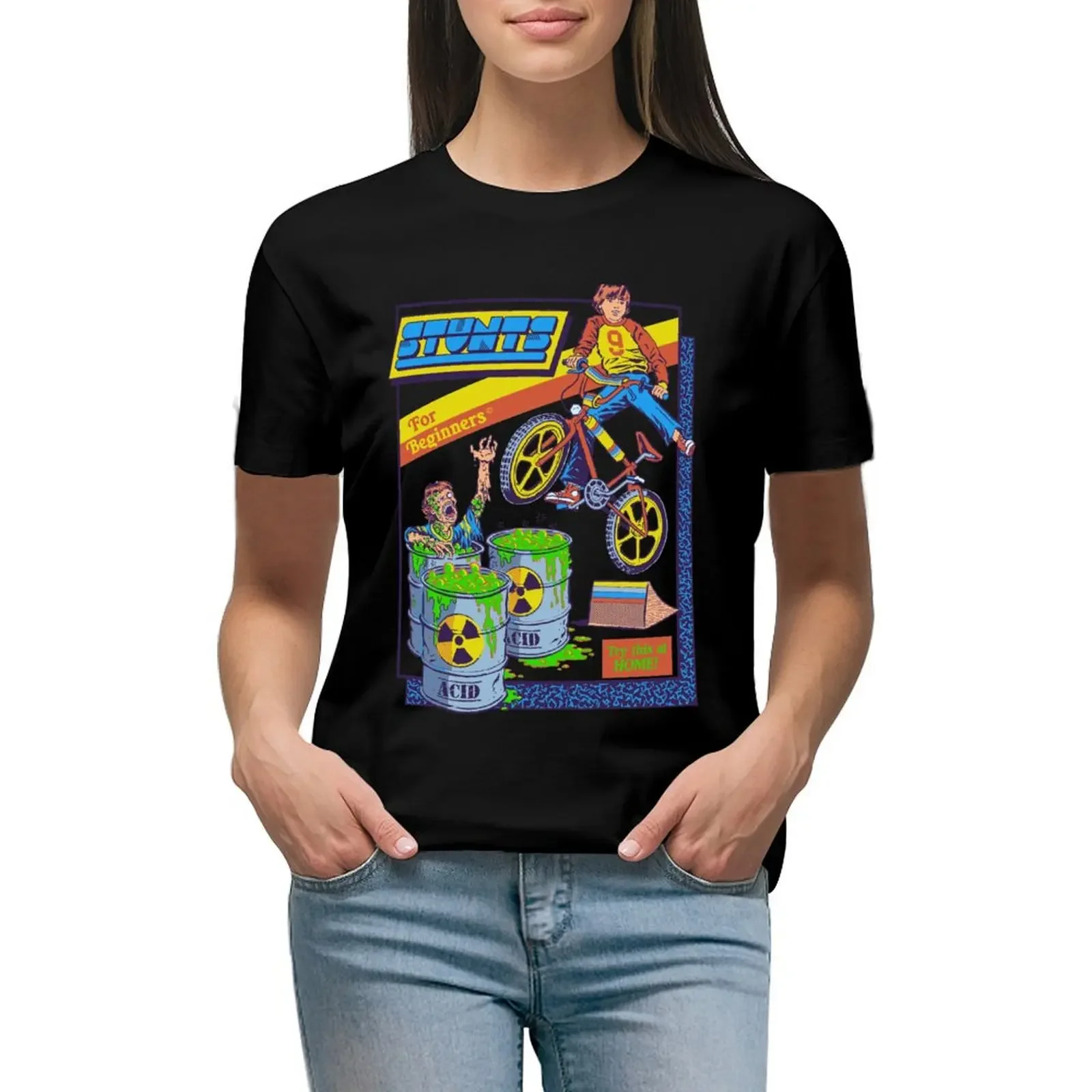 

Stunts For Beginners T-Shirt customs customizeds rock and roll t shirts for Women