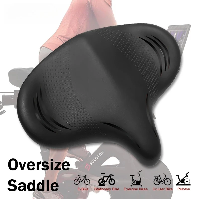 

Oversize Shock-absorption Bicycle Saddle Widen Thicken Cycling Seat Cushion Comfortable Soft Road Bike Saddle Cushions