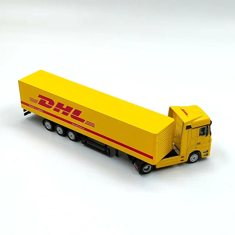 Diecast 1:87 Scale Trailer Truck & Container Truck Alloy Car Model Classics Adult Souvenir Gift Hobby & Toys