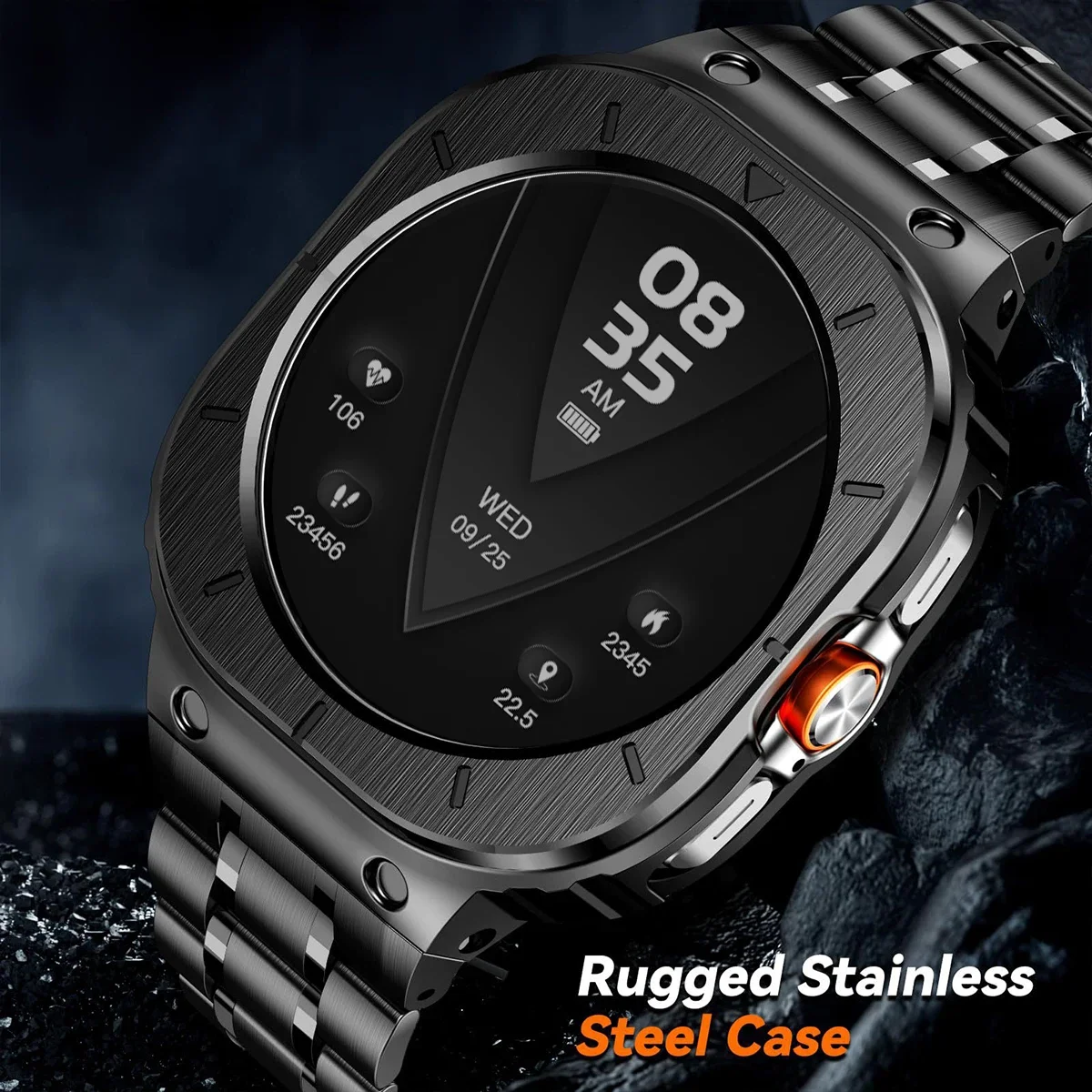 

Stainless Steel Case+Strap for Samsung Galaxy Watch 7 Ultra 47mm Business Bracelet for Galaxy Watch Ultra 2025 Replacement Band