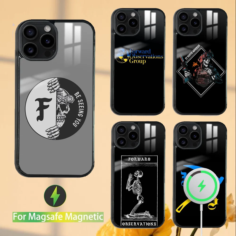 Forward Observations Group Phone Case For iPhone 16 15 14 13 12 11 PRO MAX PLUS Mini Magnetic wireless mirror