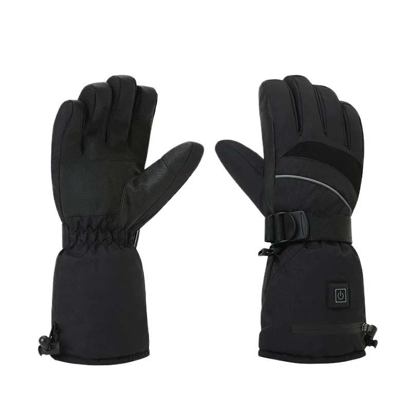 

Motorcycle Men's USB Rechargeable Winter Warm Gloves with Touch Screen Electric Heated Ski Gloves
