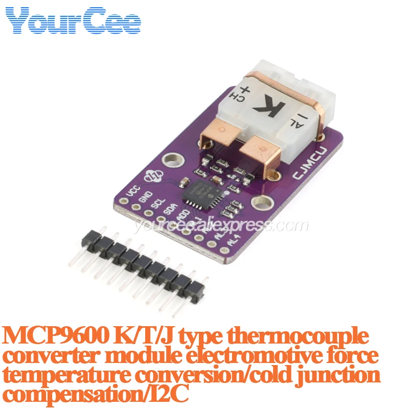 Moduł wzmacniacza termopary typu K AD8495, precyzyjne sprzężenie termiczne, czujnik temperatury MCP9600 MAX31856 MAX31855 MAX6675 — zdjęcie produktu 5
