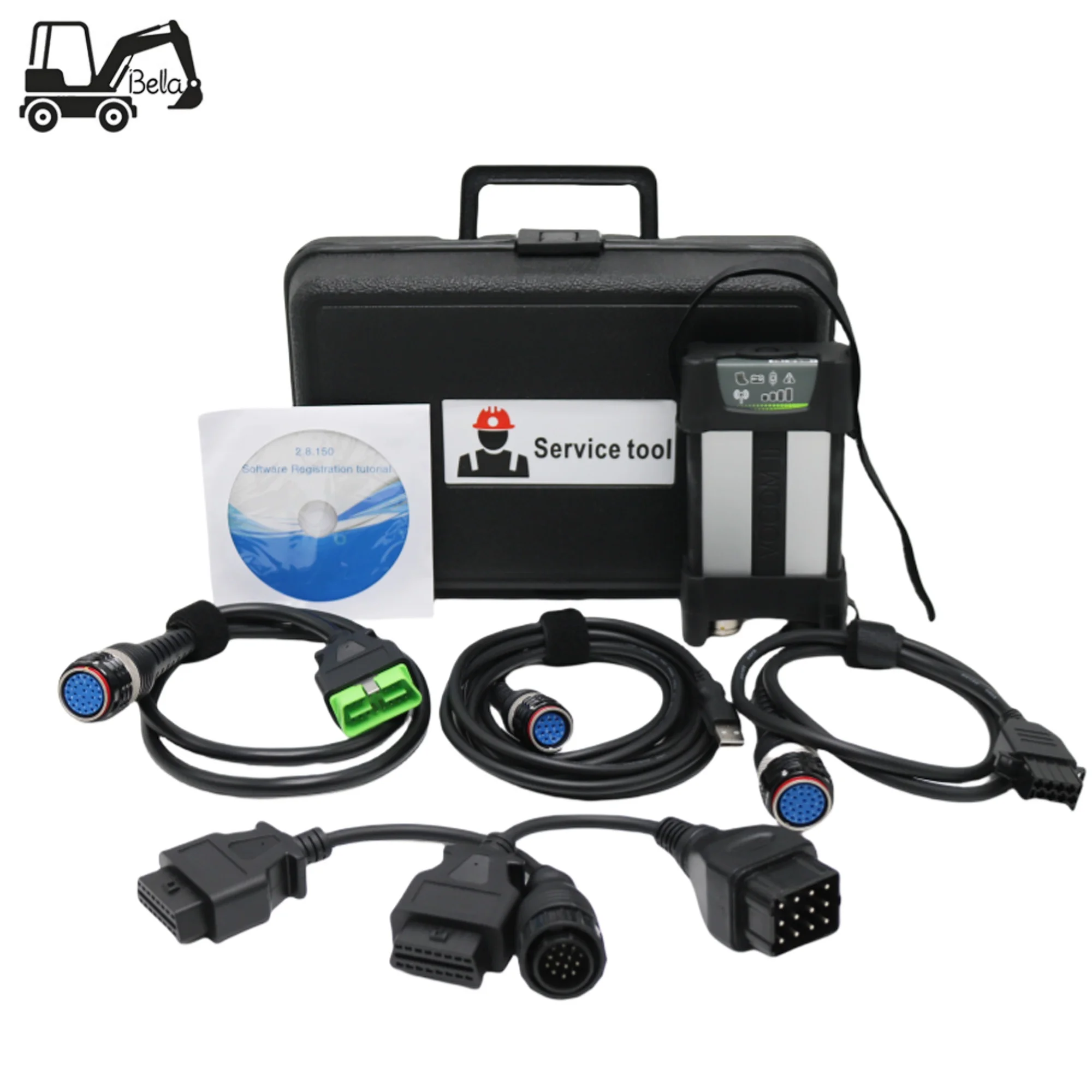 

Vocom 2 Diagnostic Tool VOCOM 2 PTT 2.8.150 Heavy Duty Truck Excavator Diagnostic Interface Truck Scanner Calibrate&Programming