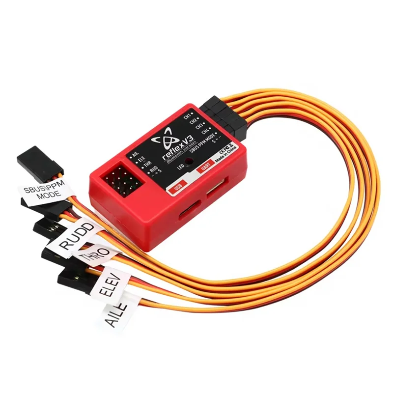 ABZZ-For FMS Reflex V3 Flight Controller Gyro Stabilizer RC Aircraft FMS Warbird Fixed Gyro Functionality Drone Helicopter