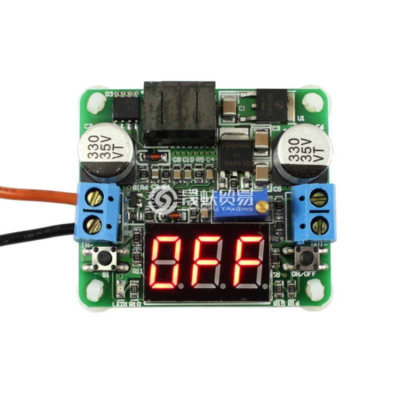 DC Power Automatic Step-down Module 5V~25V 2AVoltage Regulator Circuit Board Display with Digital Voltmeter