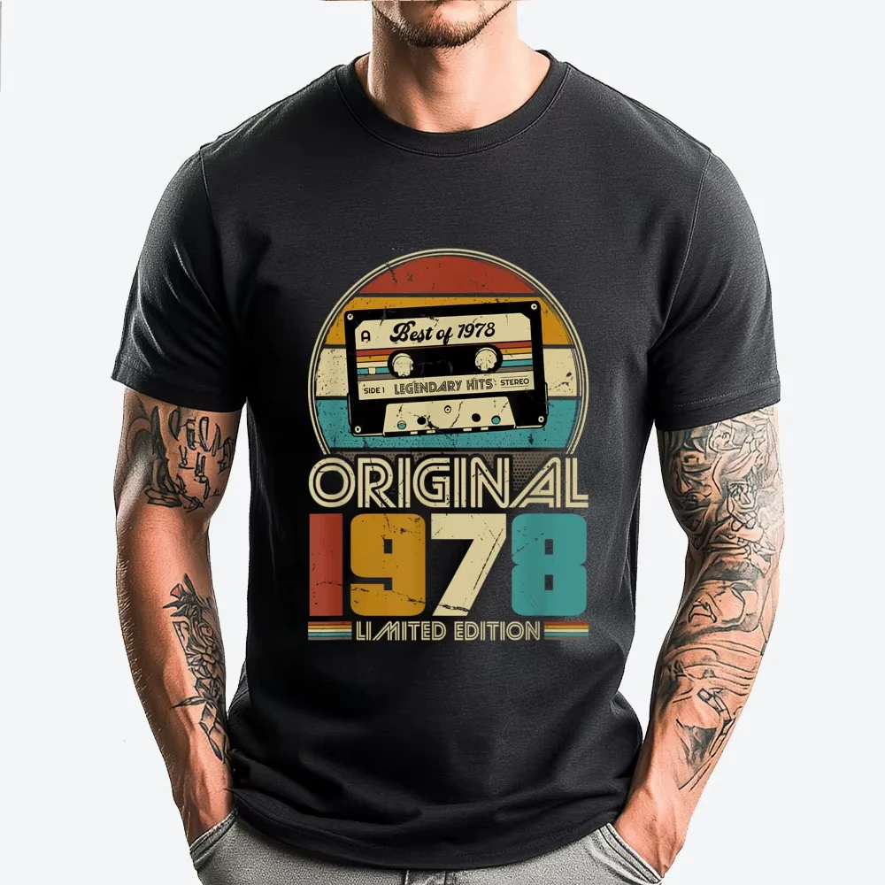 Limited Edition 1978 Tee, Vintage Cassette Tape Design, Original Retro Music Shirt, Gift for Music Nostalgia Lovers