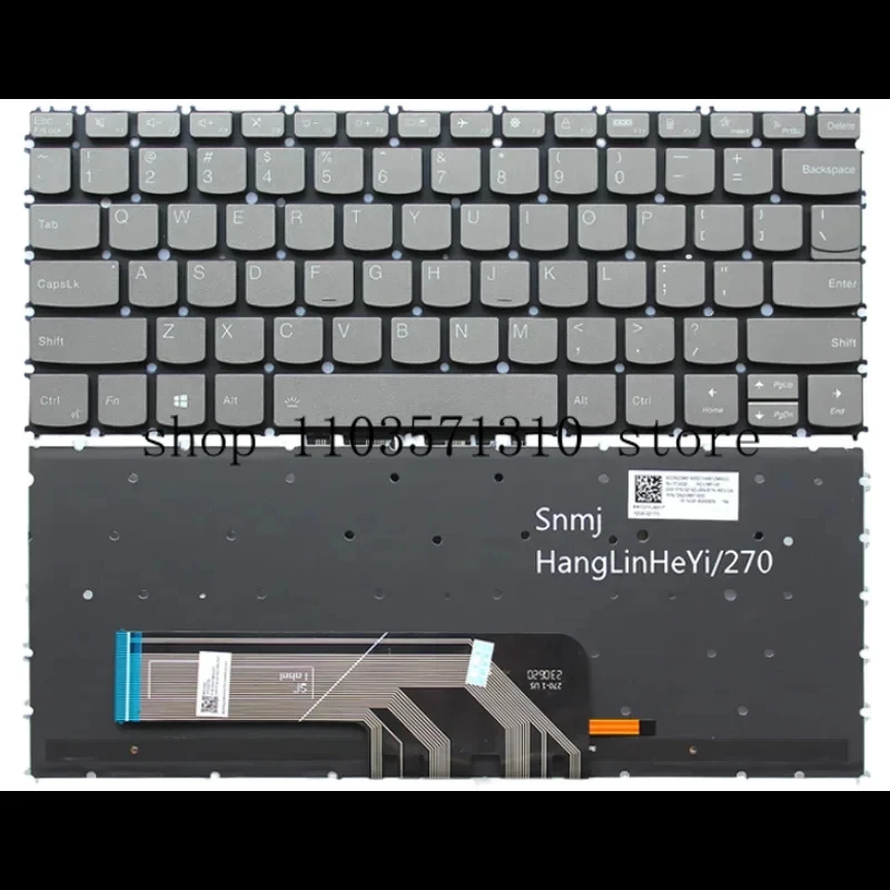 US laptop keyboard with backlight for Lenovo Yoga Slim7-13ITL05/13acn0 5 Slim7-13sACN Slim7-13sITL Slim7-13ITL5 2021