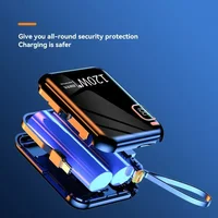 100000mAh 120W batterie externe Portable câble haute capacité bidirectionnel charge rapide Mini Powerbank pour Xiaomi IPhone Samsung ﻿ 2025 Nouveau 6