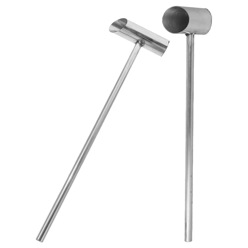 

2pcs Cotton Scoop Stainless Steel Sugar Spoons Marshmallow Household Marshmallow Scoop Machine Reusable Ergonomic Kitchen