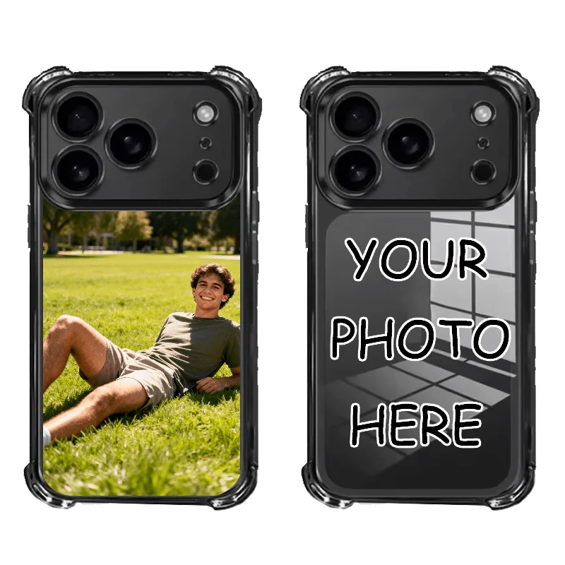 DIY customized photo electroplated shockproof mobile phone case For iPhone 17 16 16e 15 14 13 12 11 Pro Max Air Plus back cover