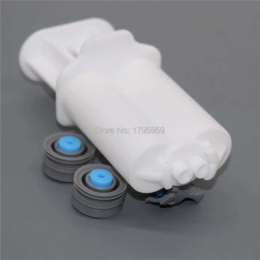 Empty Dual-Barrel 25ml Adhesives Cartridge 1:1 AB Glue Tube Syringe Hand Plunger Kits with Sealing Pistons and Resealable Cap