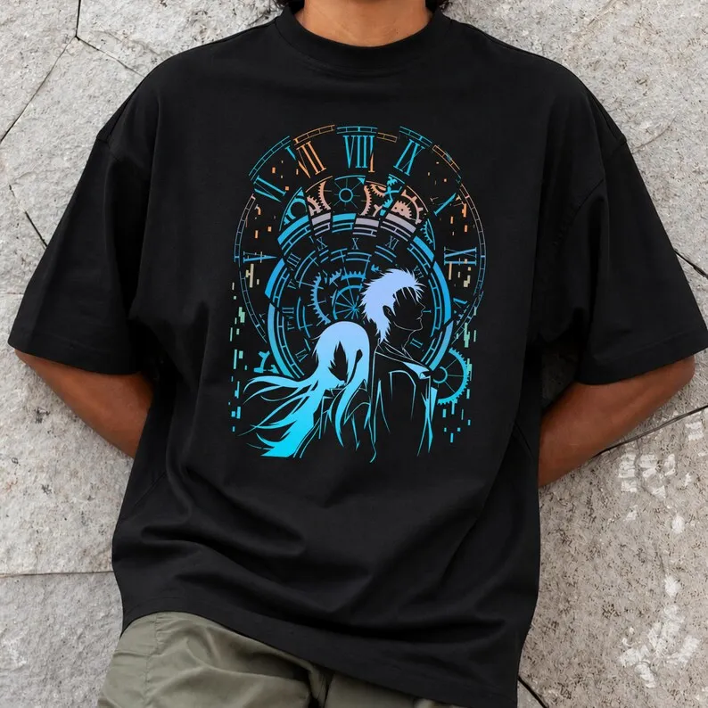Super Popular Anime Print Series, Casual and Comfortable Retro Character T-shirt, Fashionable Trend, Home Preferred