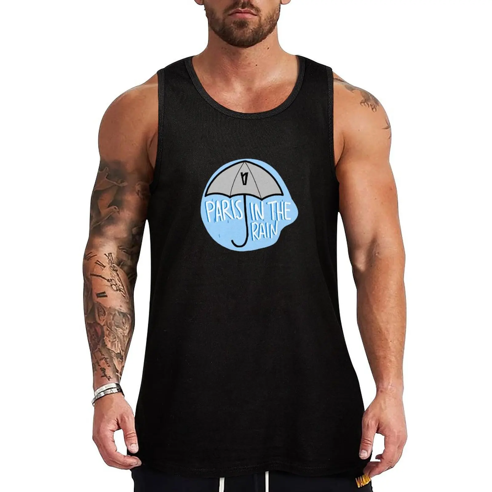 Paris In The Rain - Lauv Tank Top gym accessories man man sexy?costume anime