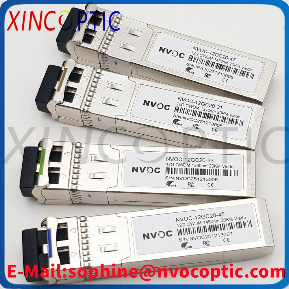 SFP+ 12G SDI Vedio CWDM 20KM 1310 TX/RX ;Bypasses Abnormal Code 1330 TX/RX 1450 DX LCUPC 1470 TX/RX  TX/RX
