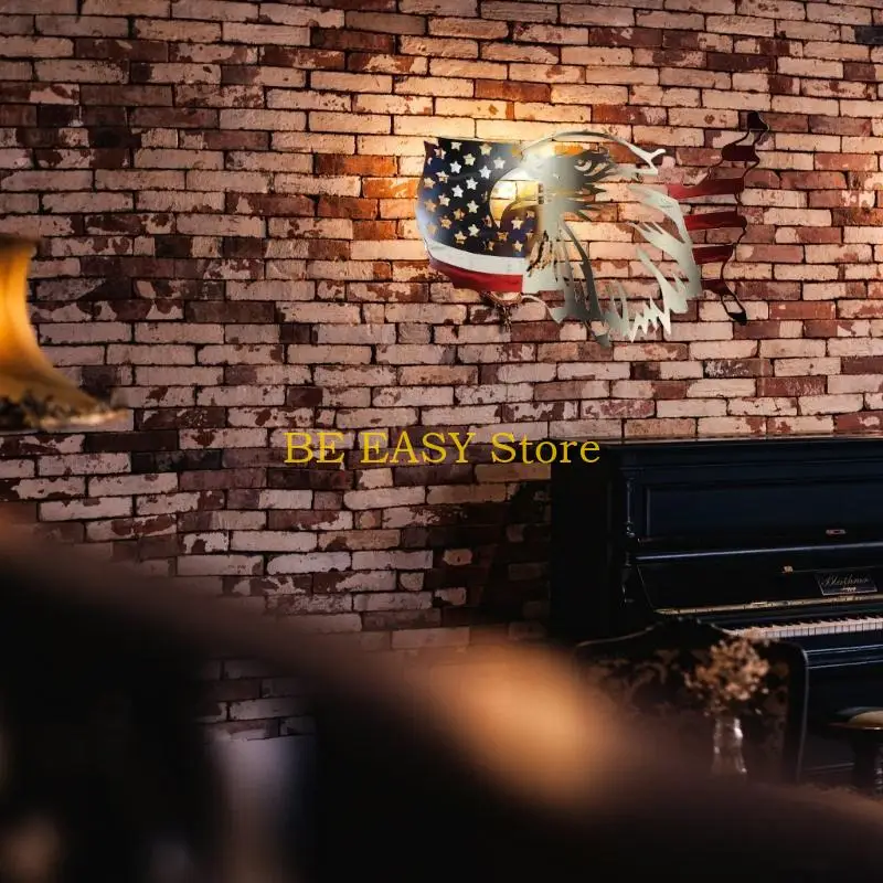 E28F USA Flags American Flags Metal Sign Man Home