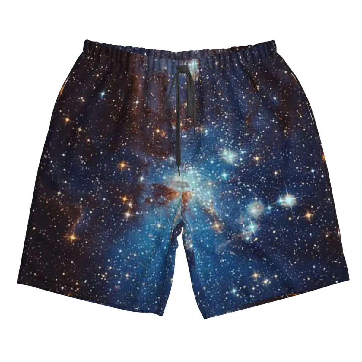 

Blue Nebula Stars Space Trunks Beach Board Shorts Casual Quick Dry Swim Summer Men Pants