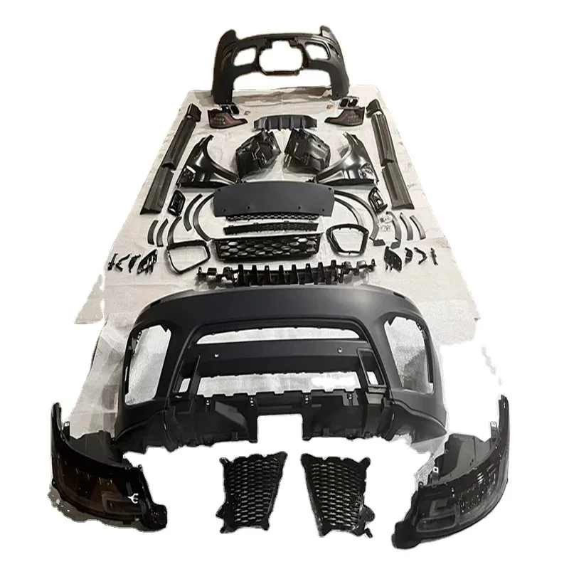 

For 2014-2017 Range Rover Sports Upgrade to 2020+ SVR New Style Full Body Kits Include Lights and Fender