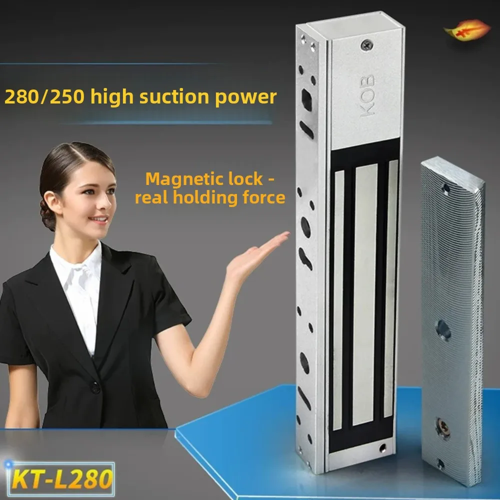

KOB Access Control Magnetic Lock 280 Kg Electromagnetic Lock Single Door Delayed Feedback Electric Waterproof Door Lock