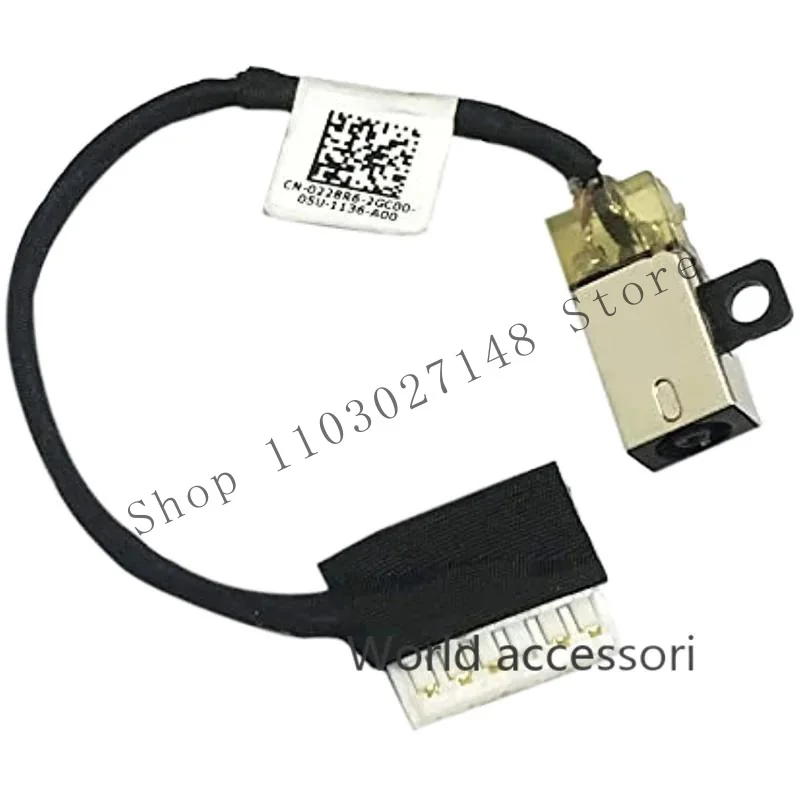 WYORESY DC Power Jack Cable Charging Port for Dell Inspiron 15 3583 3493 5593 Latitude 3490 3590 E3590 0228R6 DC 301011 R00.