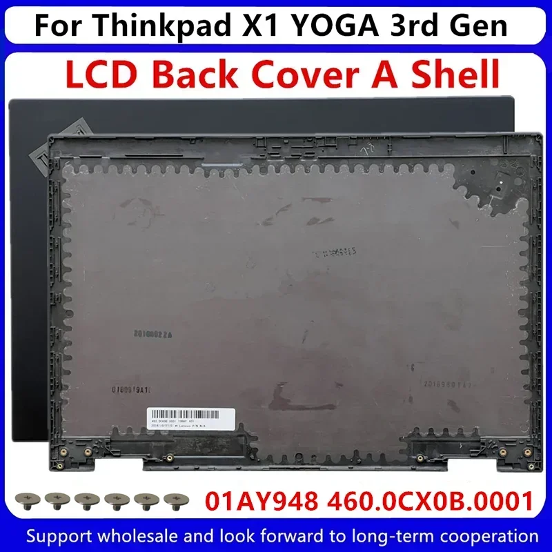 New For Lenovo Thinkpad X1 YOGA 3rd Gen Top LCD Back Cover RGB Version 01AY948 460.0CX0B.0001 01AY947