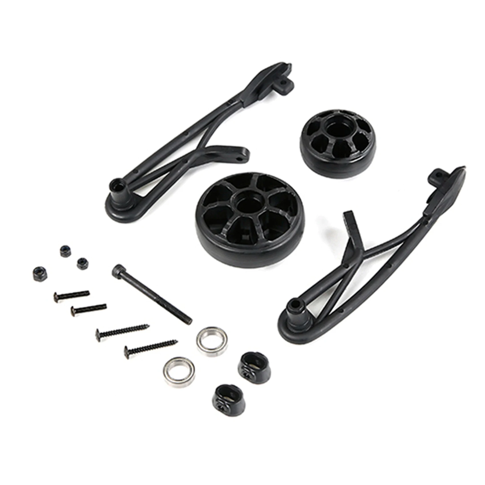 B49B-4Pc 8MM Shock Absorber Tower Shaped Bellows Damping Dust Cover Kit For 1/5 Hpi Baha Km Baja & 1Set Rear Tail Pulley Kit