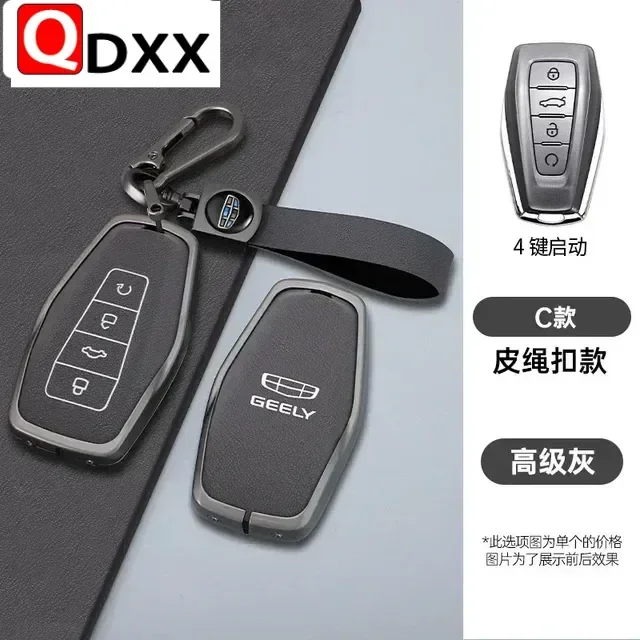 

for Geely Multicolor Geely Coolray 2024 X6 Emgrand Global Hawk GX7 Keychain Case Accessories Stylish Leather Car Key Case Cover