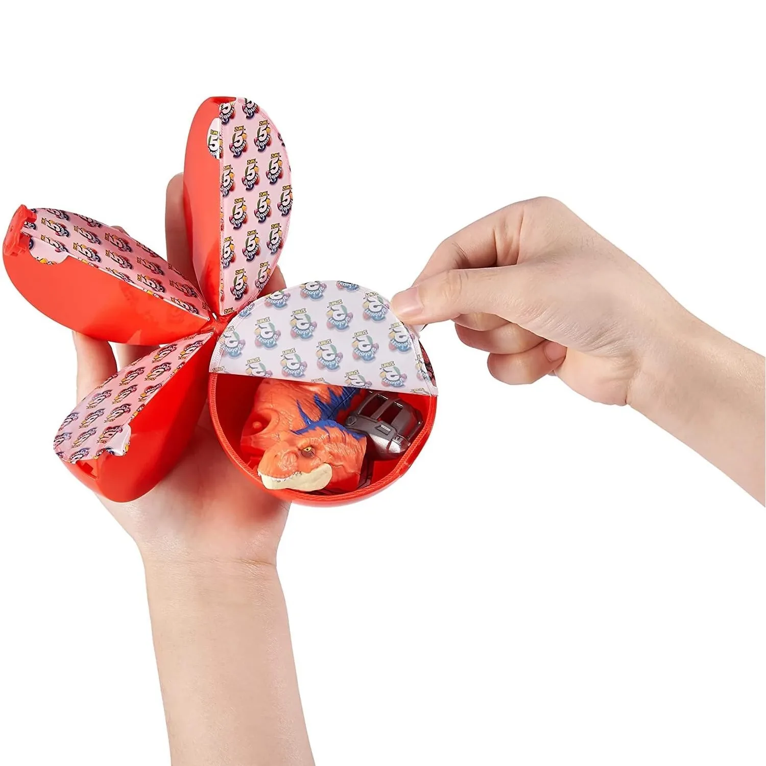 ZURU 5 Surprise Dino Strike Hunt Dinosaur Attack Hunting Series 3 Mystery Collectible Capsules 1 Pack Speelgoed voor kinderen