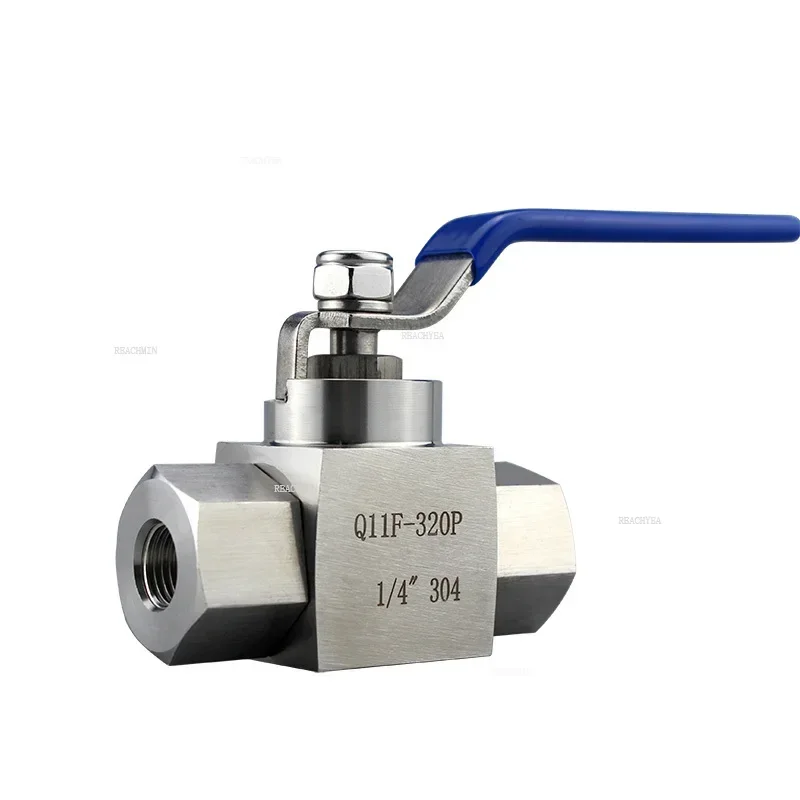 

304 Stainless Steel Female High Pressure Ball Valve, 1/8", 1/4", 3/8", 1/2", 3/4", 1", BSP, 2230 PSI