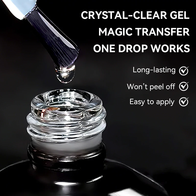 กาวติดเล็บ LILYCUTE 8 มล. สำหรับทำเล็บลายดาว กาวติดเล็บกึ่งถาวร สำหรับติดสติ๊กเกอร์ กาวติดเล็บแบบลอกออกได้ด้วยน้ำยาล้างเล็บ สำหรับเล็บเจลยูวี แอลอีดี