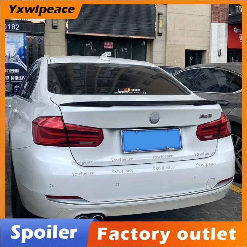 

For BMW 3 Series F30 Trunk Spoiler 2013--2018 High Quality ABS Plastic P Style Primer Color Rear Trunk Lip Wing