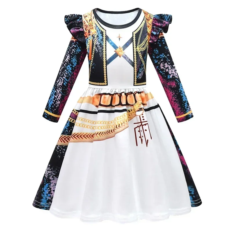 6 Stile Mädchen Cosplay Kostüm Bühnenauftritt Kleid Kinderparty-Kostüme 2026 Sommer Modekleidung Mädchen-Nachthemd – Detail 4