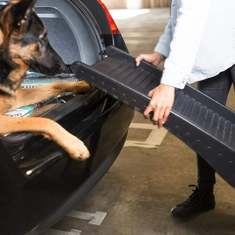 Foldable Pet Stairs PP Anti-Slip Car Ramp Dog Ladder for Large Dogs