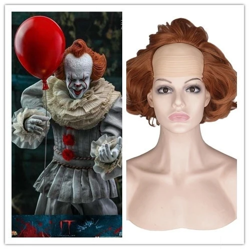 Pennyy wise Cosplay Costume para Adultos e Crianças, Stephen Clown Peruca, Assustador, Dia das Bruxas, Horror Party, Carnaval, Masquerade Dress, Calças, Roupa