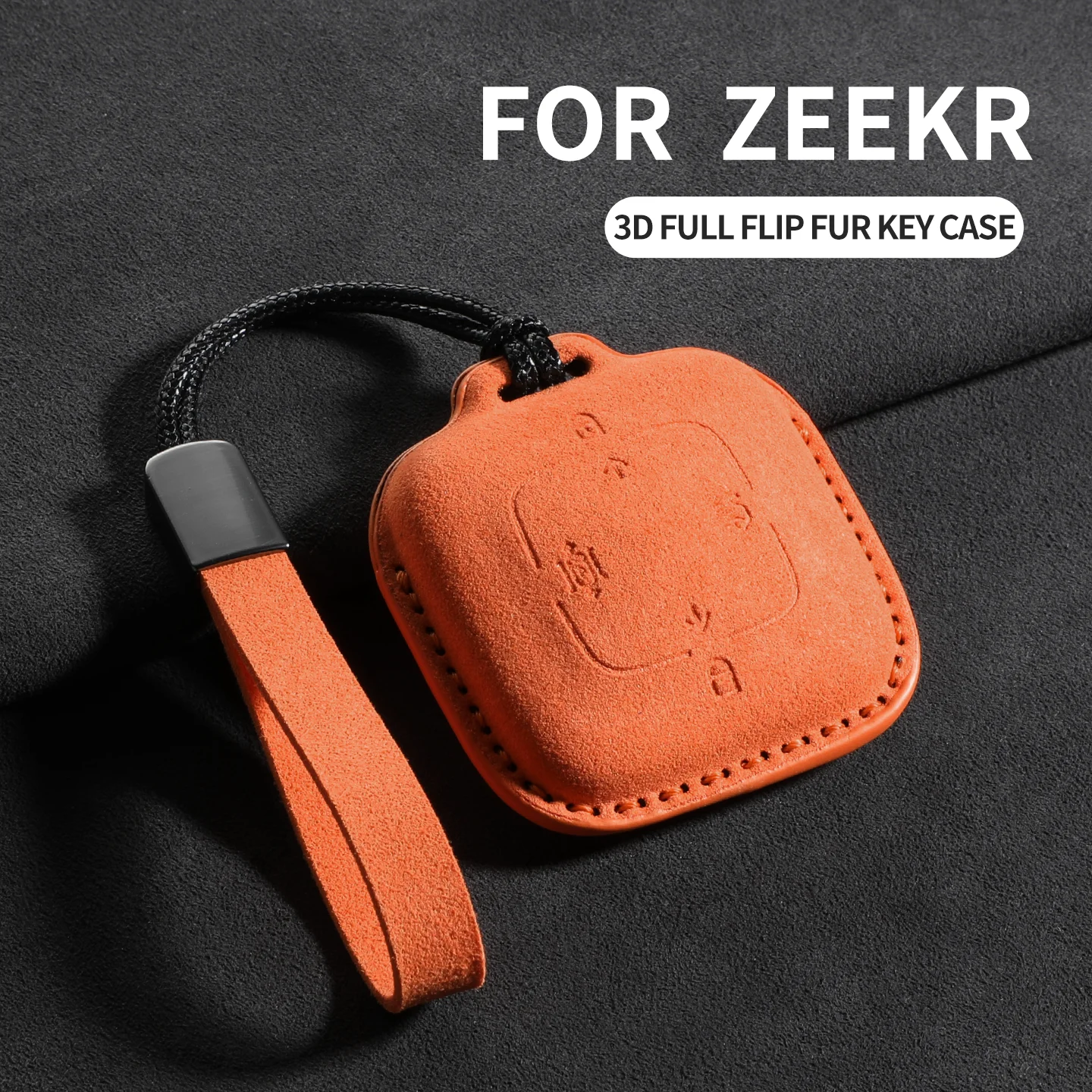 الجلد المدبوغ سيارة الوجه مفتاح غطاء فوب ل ZEEKR X 001 007 009 7X مزيج سيارة الذكية عن بعد المفاتيح حامي قذيفة اكسسوارات الديكور