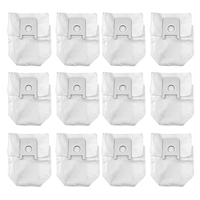 12 Pcs for Roidmi EVE Plus Robot Vacuum Cleaner Parts Dust Bag Garbage Storage Bag Replacement Accessories